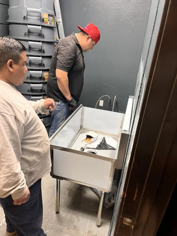 Commercial plumbing and sink installation in St. Augustine Beach